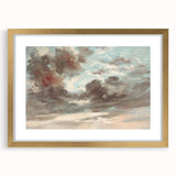 Romanticism Art - Stormy Sunset Cloud Study by John Constable