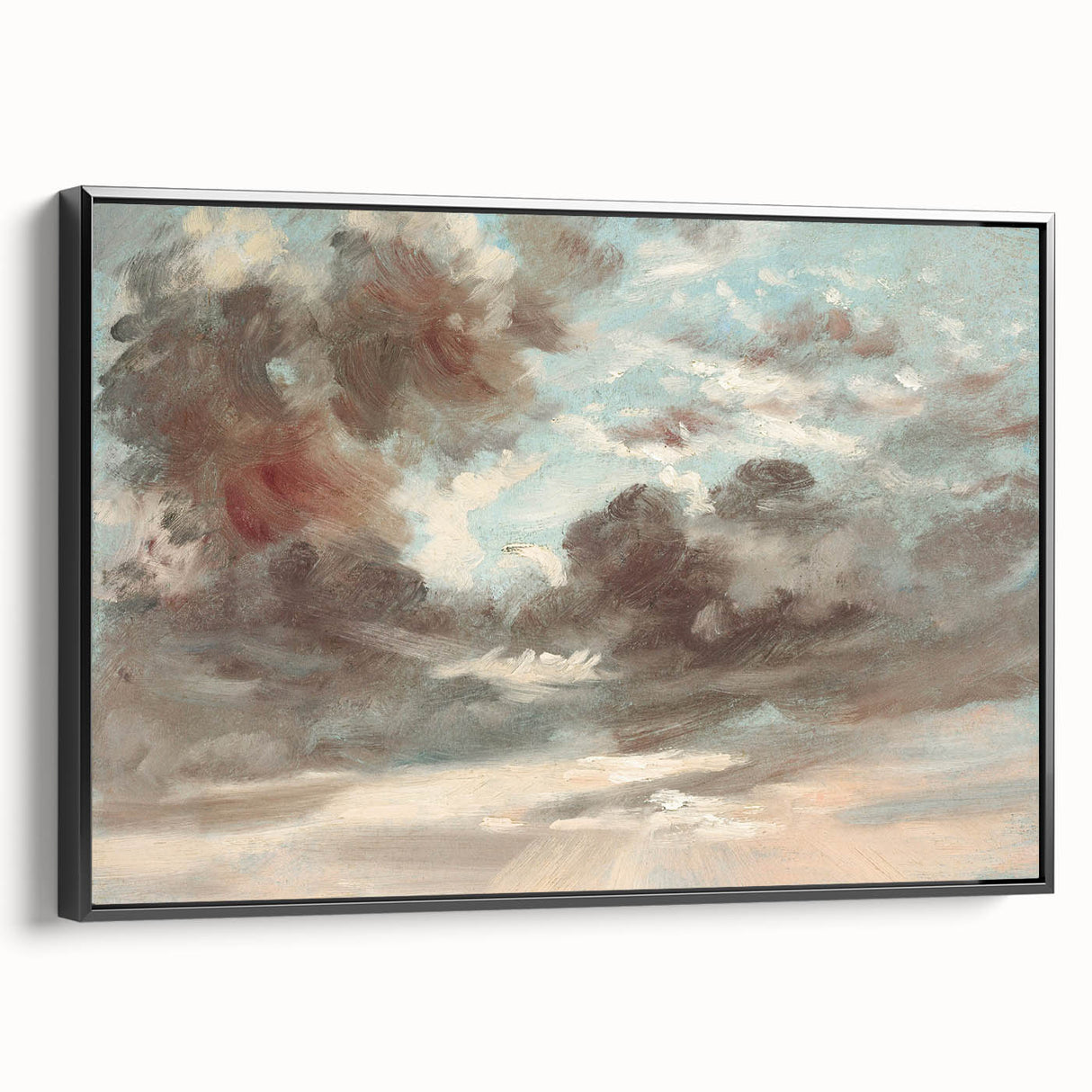 Romanticism Art - Stormy Sunset Cloud Study by John Constable