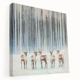 Corporate Wall Decor - Winter Forest & Deer Canvas Print