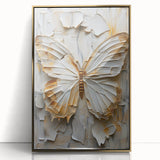 Framed abstract figurative wall art featuring gold accents on a sleek acrylic surface, ideal for modern home decor, showcasing a dynamic and vibrant design.