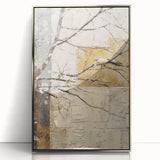 Framed acrylic wall art featuring abstract floral designs in vibrant colors, set against a sleek silver frame, perfect for modern home decor.