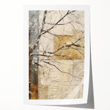 Vibrant abstract floral wall art print featuring bold colors and intricate patterns, rolled and securely packaged in a sturdy cardboard tube for easy display and protection. Ideal for modern home decor and art enthusiasts seeking unique wall accents.