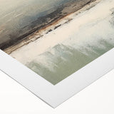 Abstract landscape wall art on rolled canvas showcasing vibrant colors and dynamic shapes, ideal for modern home decor. Packaged in a protective cardboard tube.