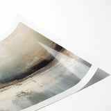 Abstract landscape wall art print showcasing vibrant colors and intricate patterns, ideal for modern home decor. Rolled and ready for framing, it adds a unique touch to any room.