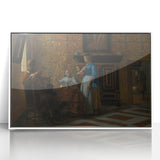 Baroque Interior Scene with Figures - Historical Art Prints