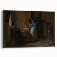 Baroque Interior Scene with Figures - Historical Art Prints