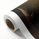 Baroque Interior Scene with Figures - Historical Art Prints