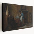 Baroque Interior Scene with Figures - Historical Art Prints