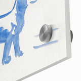 Expressionist Animal Study – Great Dane Abstract Blue Canvas Print