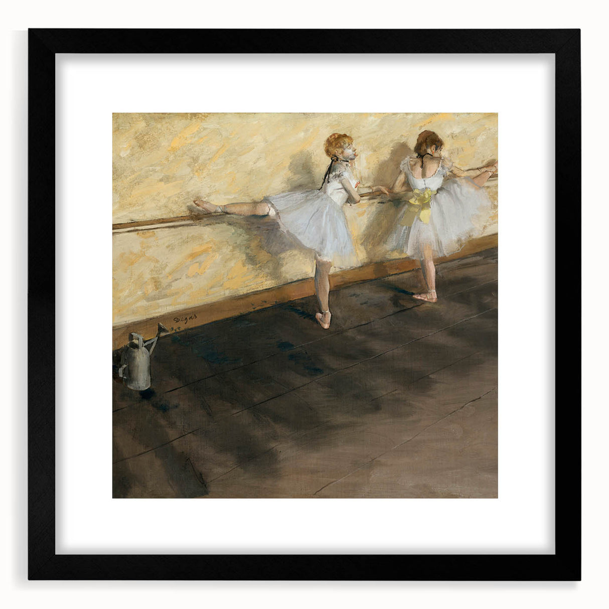 Edgar Degas' Dancers Practicing at the Barre - Impressionist Ballet Art