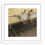 Edgar Degas' Dancers Practicing at the Barre - Impressionist Ballet Art