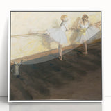 Edgar Degas' Dancers Practicing at the Barre - Impressionist Ballet Art