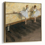 Edgar Degas' Dancers Practicing at the Barre - Impressionist Ballet Art
