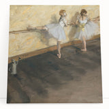 Edgar Degas' Dancers Practicing at the Barre - Impressionist Ballet Art