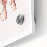 Ballet Pointe Shoes Kids Room Print - Girls Bedroom Wall Art