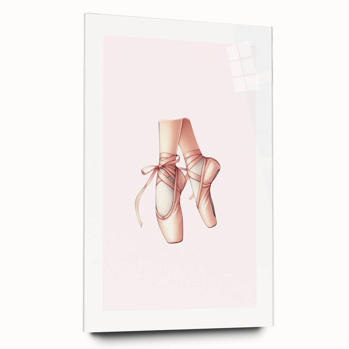 Ballet Pointe Shoes Kids Room Print - Girls Bedroom Wall Art