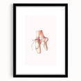 Ballet Pointe Shoes Kids Room Print - Girls Bedroom Wall Art