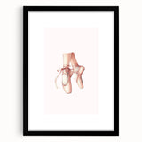 Ballet Pointe Shoes Kids Room Print - Girls Bedroom Wall Art