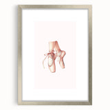 Ballet Pointe Shoes Kids Room Print - Girls Bedroom Wall Art