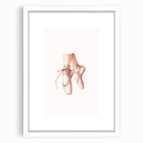 Ballet Pointe Shoes Kids Room Print - Girls Bedroom Wall Art