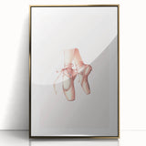 Ballet Pointe Shoes Kids Room Print - Girls Bedroom Wall Art