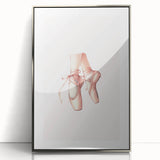 Ballet Pointe Shoes Kids Room Print - Girls Bedroom Wall Art