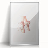 Ballet Pointe Shoes Kids Room Print - Girls Bedroom Wall Art