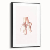 Ballet Pointe Shoes Kids Room Print - Girls Bedroom Wall Art