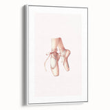 Ballet Pointe Shoes Kids Room Print - Girls Bedroom Wall Art