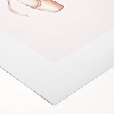 Ballet Pointe Shoes Kids Room Print - Girls Bedroom Wall Art