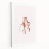 Ballet Pointe Shoes Kids Room Print - Girls Bedroom Wall Art