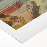 Vintage San Francisco Travel Poster - Golden Gate Bridge Art