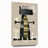 Playful Crocodile – Boys Room Wall Art