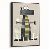 Playful Crocodile – Boys Room Wall Art