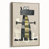 Playful Crocodile – Boys Room Wall Art