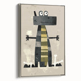 Playful Crocodile – Boys Room Wall Art