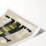 Playful Crocodile – Boys Room Wall Art