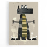 Playful Crocodile – Boys Room Wall Art