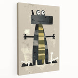 Playful Crocodile – Boys Room Wall Art