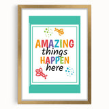 Kids Educational Wall Art - Inspirational Learning Quote Print