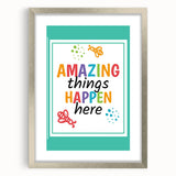Kids Educational Wall Art - Inspirational Learning Quote Print
