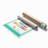 Kids Educational Wall Art - Inspirational Learning Quote Print