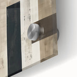 Mid Century Modern Geometric Art - Neutral Minimalist Stripes Decor