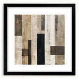 Mid Century Modern Geometric Art - Neutral Minimalist Stripes Decor