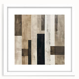 Mid Century Modern Geometric Art - Neutral Minimalist Stripes Decor