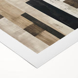 Mid Century Modern Geometric Art - Neutral Minimalist Stripes Decor