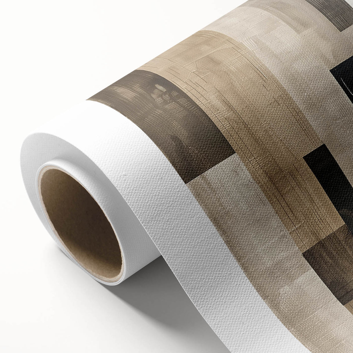 Mid Century Modern Geometric Art - Neutral Minimalist Stripes Decor
