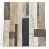 Mid Century Modern Geometric Art - Neutral Minimalist Stripes Decor