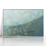 Mid-century modernist style acrylic print of a Vincent van Gogh painting in vibrant colors, ideal for nursery wall art.