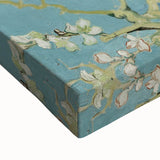 Black and white landscape painting on large canvas featuring a tranquil rural scene, ideal for bedroom wall art.